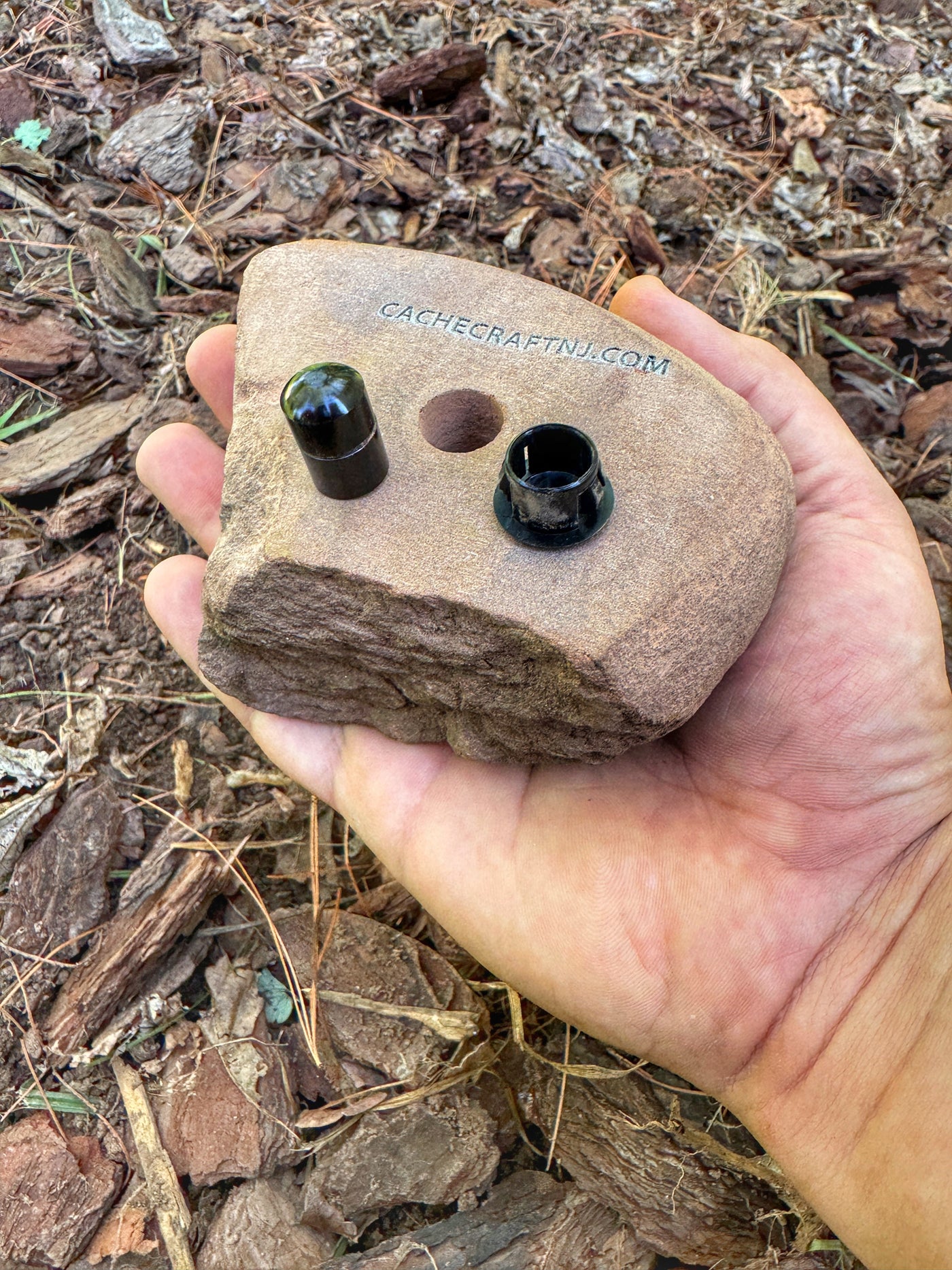 Devious Geocache | Real Rock - Small